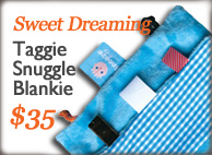 cuddly snuggly taggie blankets to comfort baby by snoozebaby
