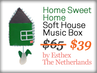soft music box for baby by esthex, the netherlands